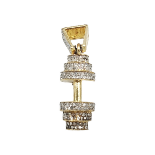 10k Gold Diamond Weight Pendant #21440