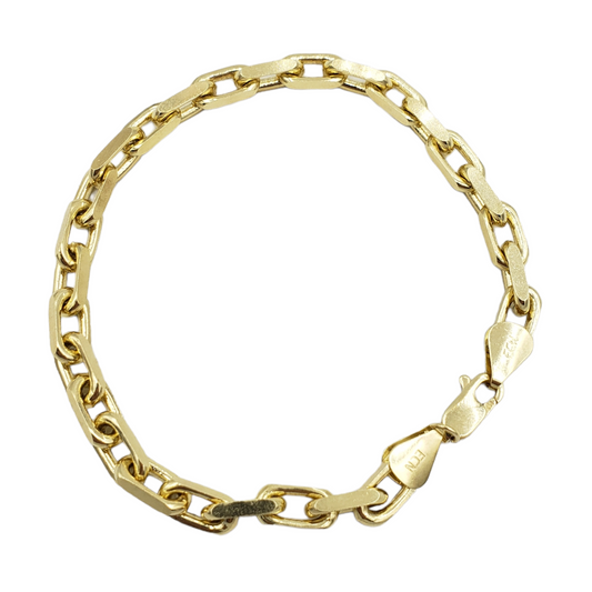 14K Yellow Gold- Hermes Link Bracelet