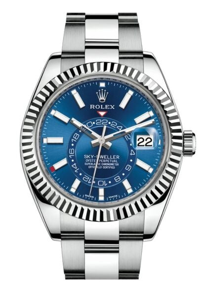 Rolex SkyDweller 326934 Blue Dial on Oyster Papers