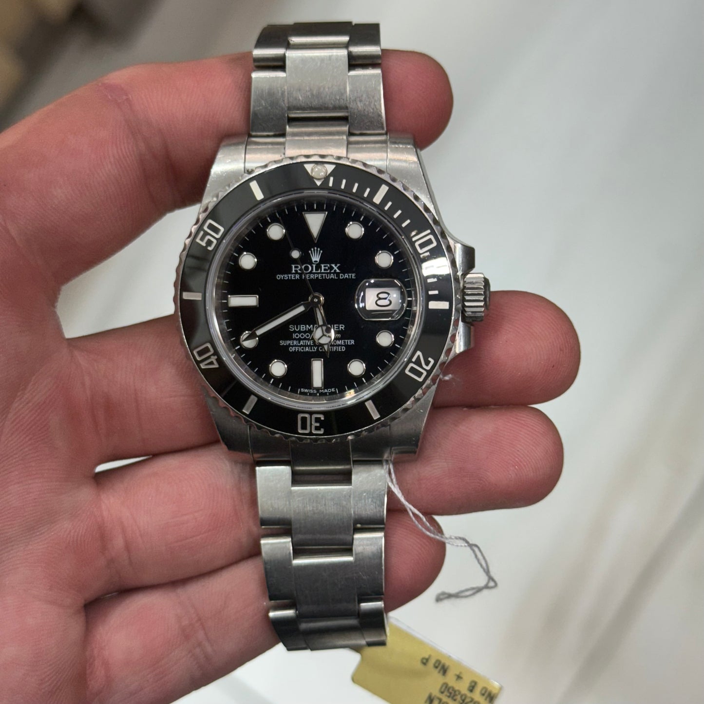Rolex Submariner 116610LN Black Dial on Oyster