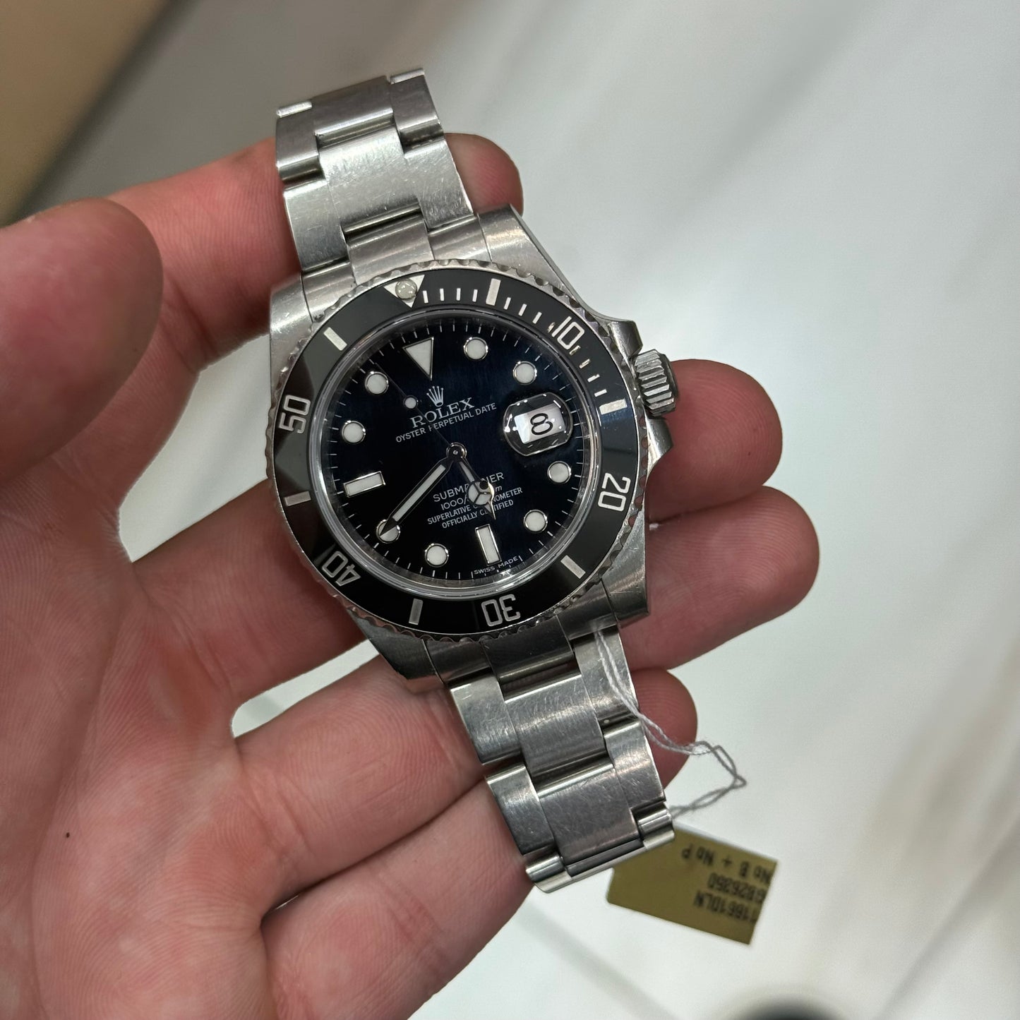 Rolex Submariner 116610LN Black Dial on Oyster