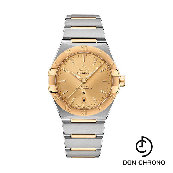 Omega Constellation OMEGA Co-Axial Master Chronometer - 39 mm Steel And Yellow Gold Case - Champagne Dial - 131.20.39.20.08.001