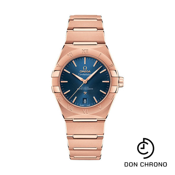 Omega Constellation OMEGA Co-Axial Master Chronometer - 36 mm Sedna Gold Case - Blue Dial - 131.50.36.20.03.001