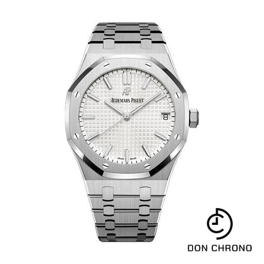 Audemars Piguet Royal Oak Self Winding Watch - 41mm Stainless Steel Case - Silver Dial - Bracelet - 15500ST.OO.1220ST.04