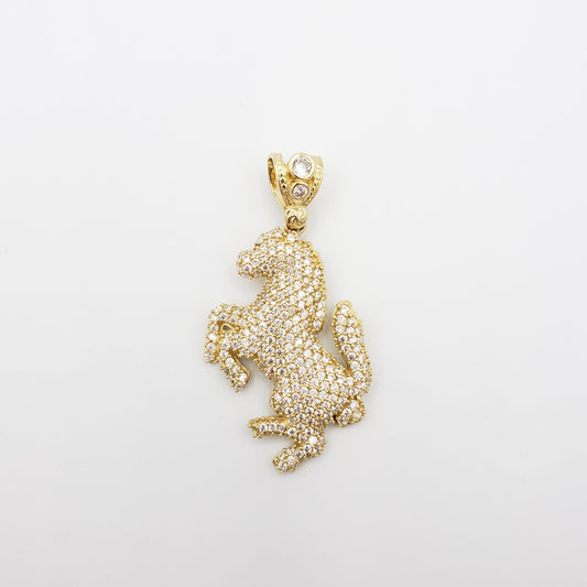 14K Gold- Horse Pendant