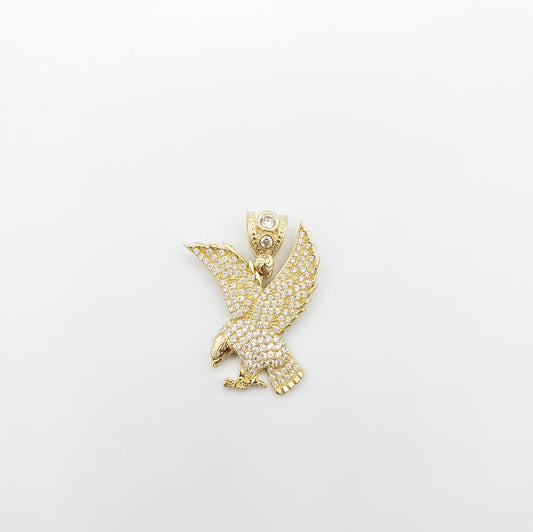 14K Gold- Eagle Pendant