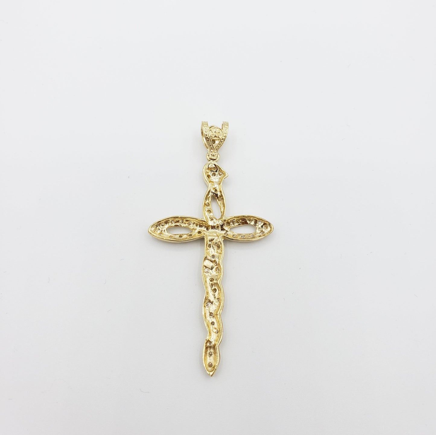 14K Gold- Infiniti Cross Pendant