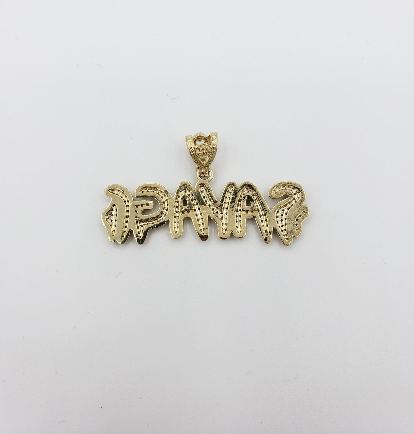 14K Gold- "SAVAGE" Pendant