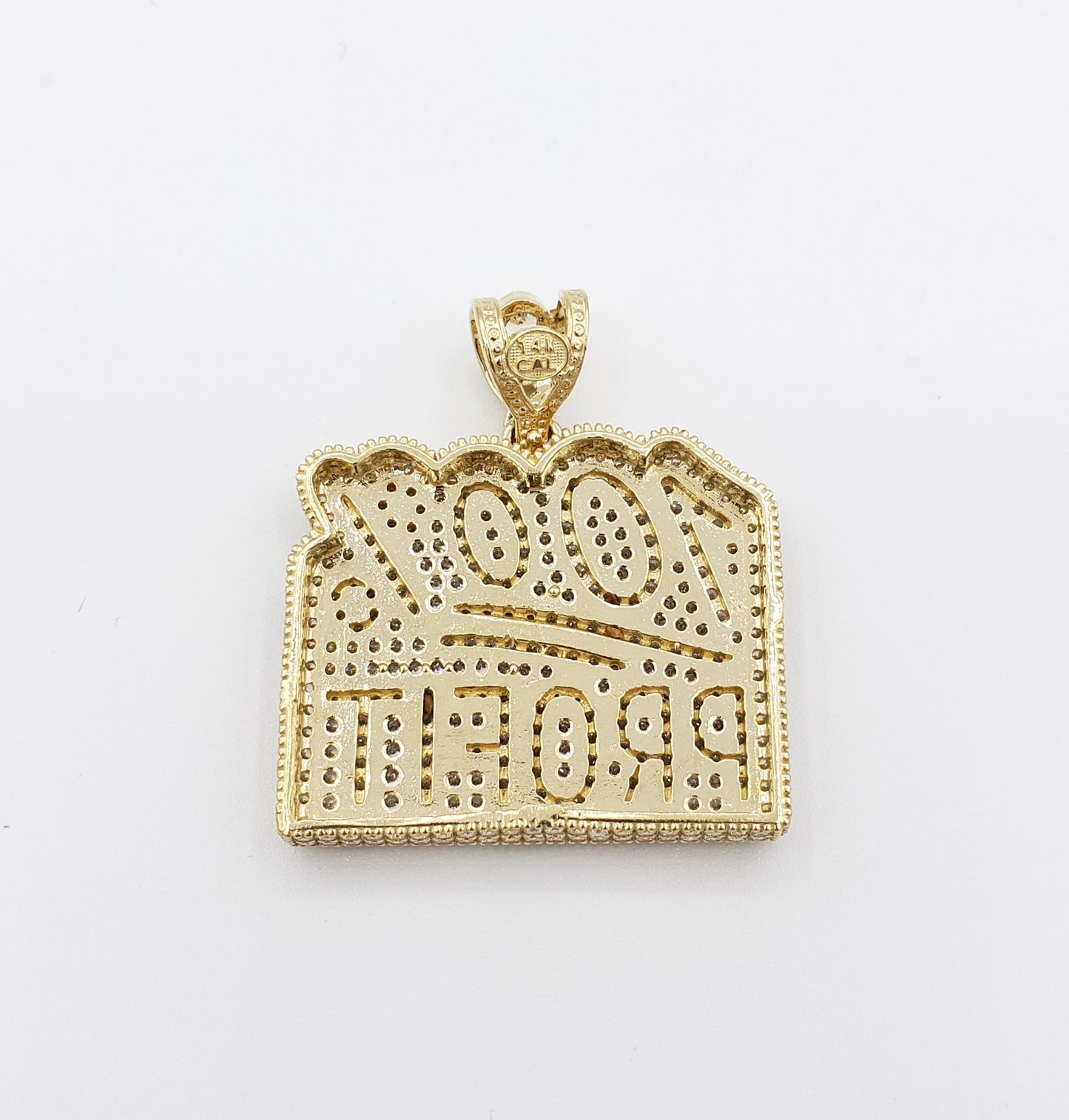 14K Gold- "100% PROFIT" Pendant