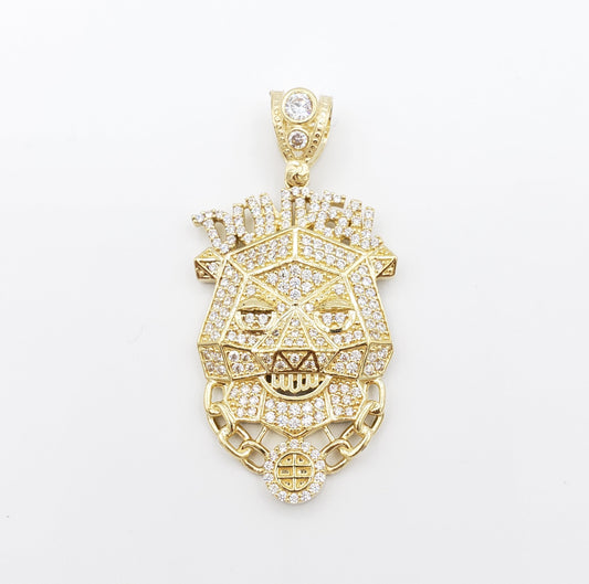 14K Gold- "DUN DEAL" Pendant