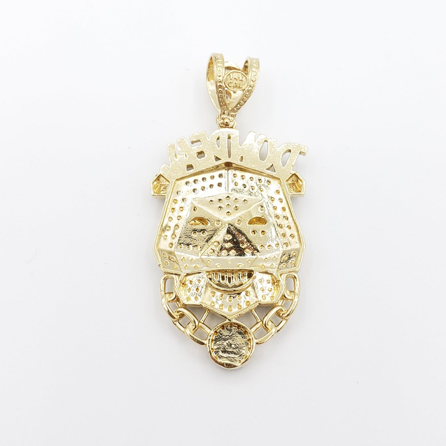 14K Gold- "DUN DEAL" Pendant