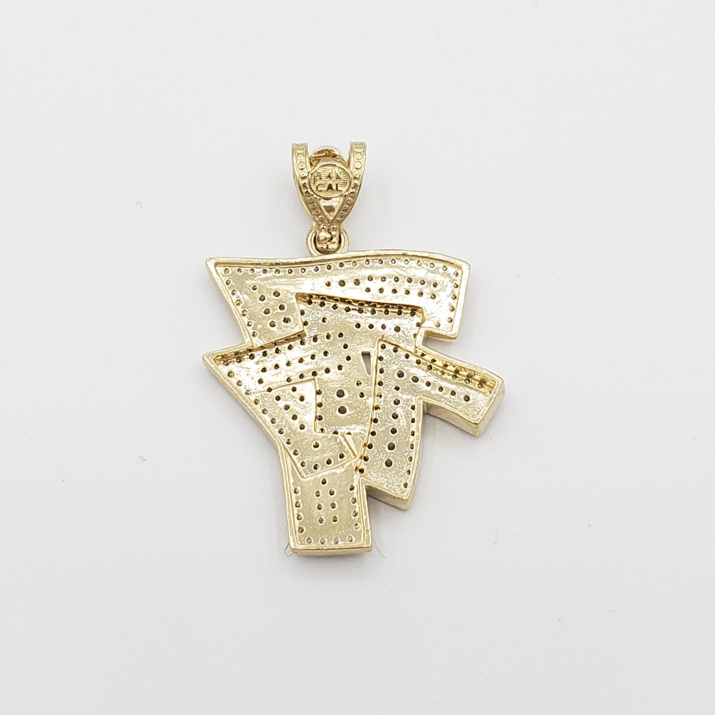 14K Gold- Lucky 7 Pendant