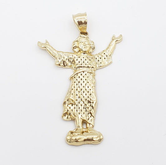 14K Gold- Divino Niño Pendant