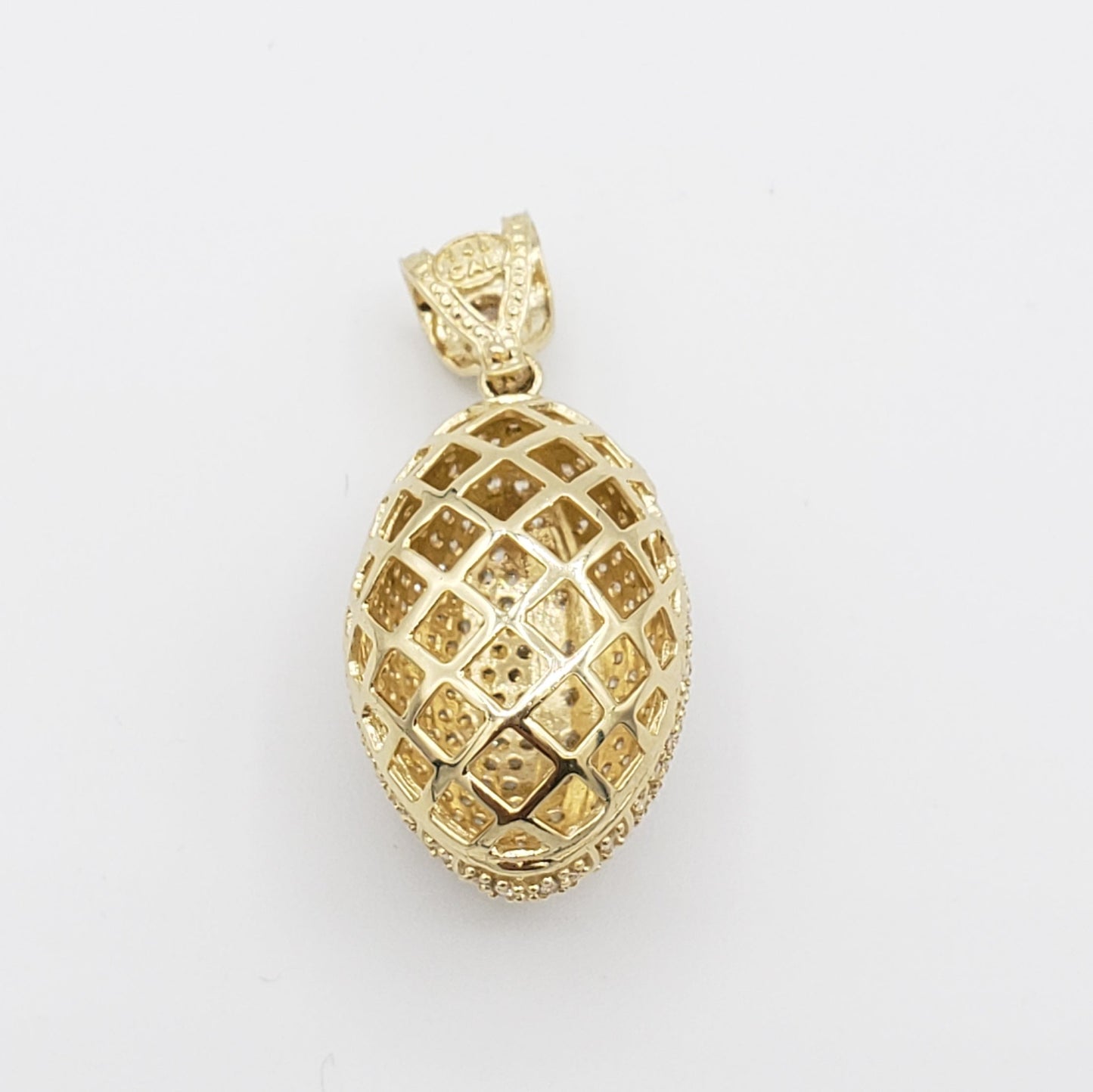 14K Gold- Football Pendant