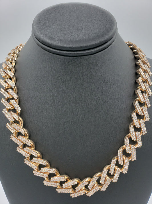 14K Gold- Diamond Miami Cuban Rose Gold Chain (301.1 Grams)