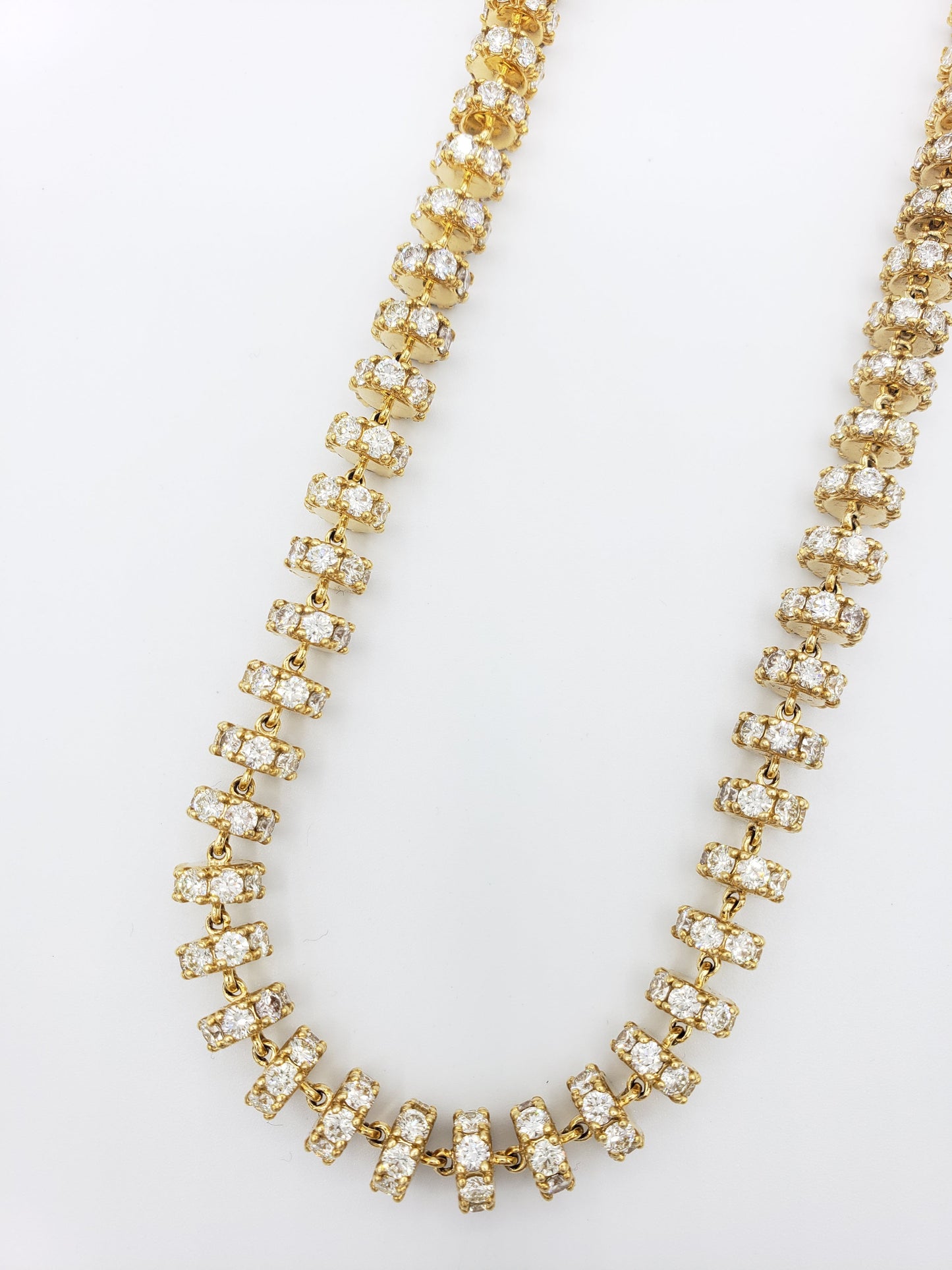 14K Gold- Diamond Disc Chain | 136 Grams