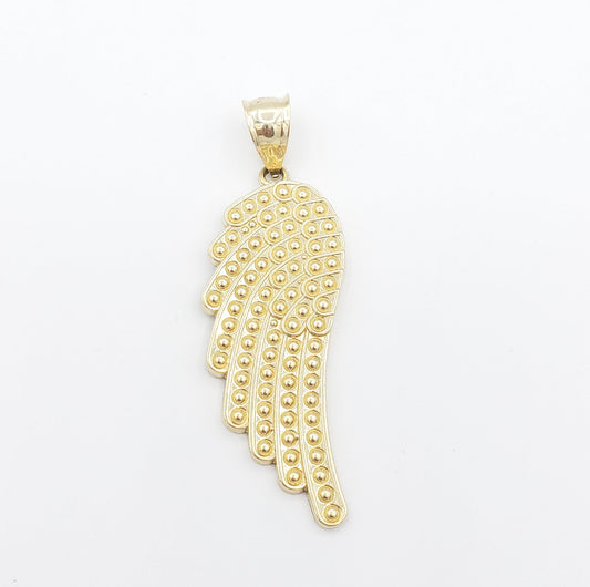 14K Gold- Angel Wing Pendant