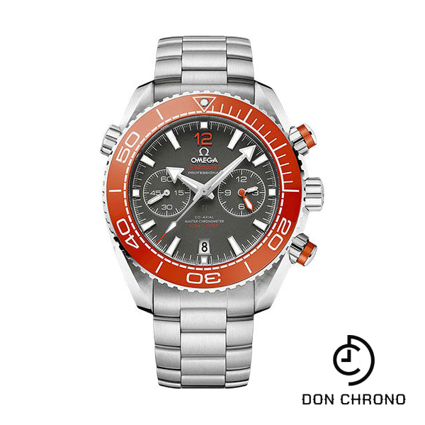 Omega Seamaster Planet Ocean 600M Omega Co-Axial Master Chronometer Chronograph - 45.5 mm Steel Case - Ceramised Titanium Dial - 215.30.46.51.99.001