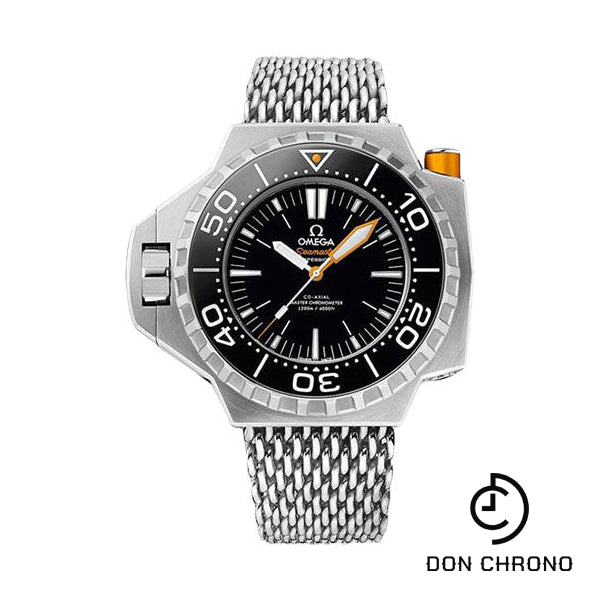 Omega Seamaster Ploprof 1200M Co-Axial Master Chronometer Watch - 55 x 48 mm Titanium Case - Bi-Directional Bezel - Black Dial - An Additional Black Rubber Strap - 227.90.55.21.01.001