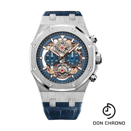 Audemars Piguet Royal Oak Tourbillon Chronograph Openworked Watch - 26347PT.OO.D315CR.01