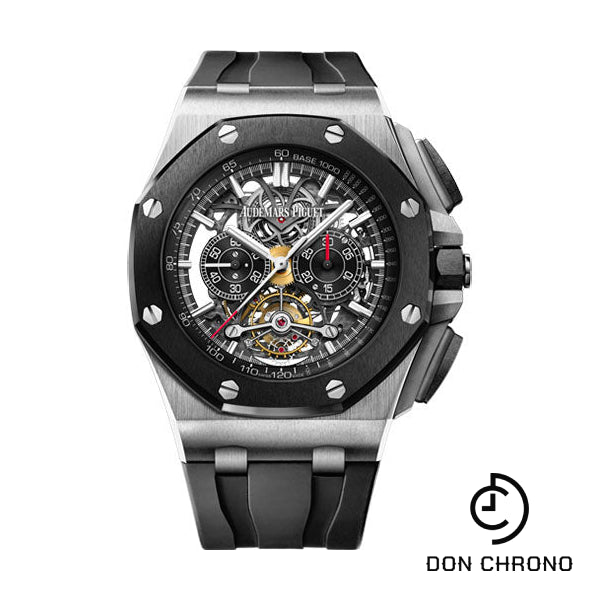 Audemars Piguet Royal Oak Offshore Tourbillon Chronograph Openworked Watch - 26348IO.OO.A002CA.01