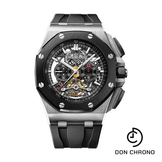 Audemars Piguet Royal Oak Offshore Tourbillon Chronograph Openworked Watch - 26348IO.OO.A002CA.01