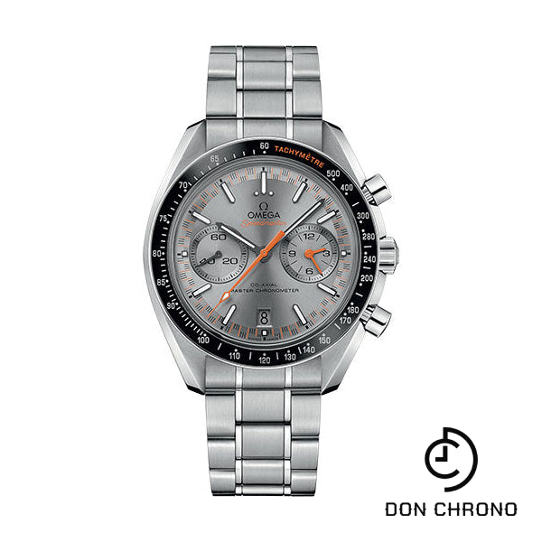 Omega Speedmaster Racing Co-Axial Master Chronograph Watch - 44.25 mm Steel Case - Black Ceramic Bezel - Sun Brushed Grey Dial - 329.30.44.51.06.001