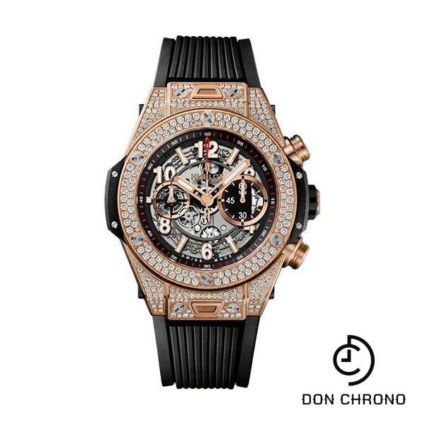 Hublot Big Bang Unico King Gold Pave Watch-411.OX.11180.RX.1704