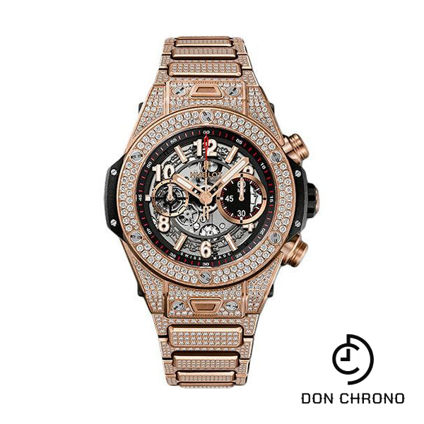 Hublot Big Bang Unico King Gold Pave Bracelet Watch-411.OX.1180.OX.3704