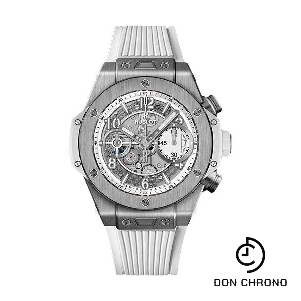 Hublot Big Bang Unico Titanium White 42mm Watch - 42 mm - White Skeleton Dial-441.NE.2010.RW
