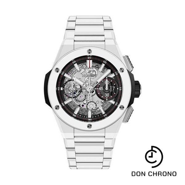 Hublot Big Bang Integral White Ceramic Watch - 42 mm - Grey Skeleton Dial-451.HX.1123.HX