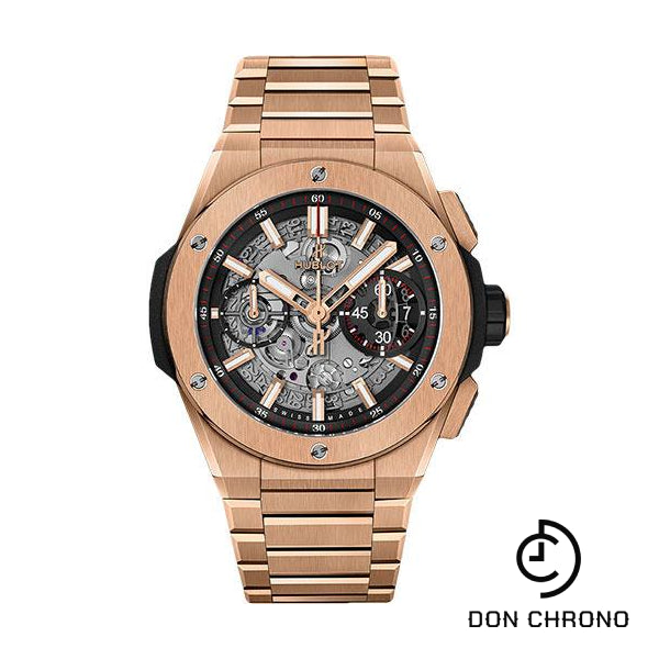 Hublot Big Bang Integral King Gold Watch - 42 mm - Black Skeleton Dial-451.OX.1180.OX
