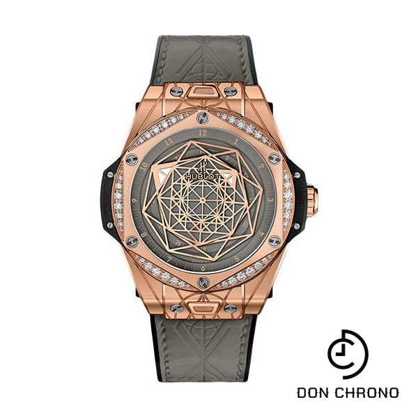 Hublot Big Bang One Click Sang Bleu King Gold Grey Diamonds Watch - 39 mm - Grey Dial Limited Edition of 100-465.OS.7048.VR.1204.MXM20