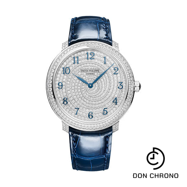 Patek Philippe Calatrava Diamond Ribbon Joaillerie - 36.5 mm - White Gold - Fully Set With Diamonds Dial - 4978/400G-001