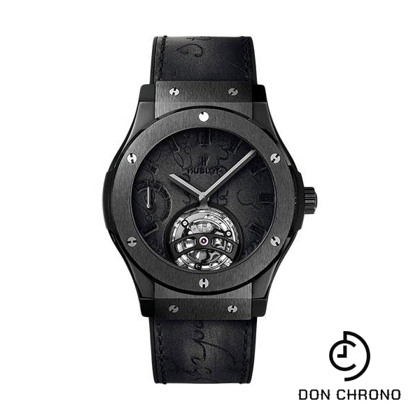 Hublot Classic Fusion Tourbillon Power Reserve 5 Days Berluti Scritto All Black Limited Edition of 20 Watch-505.CM.0500.VR.BER17