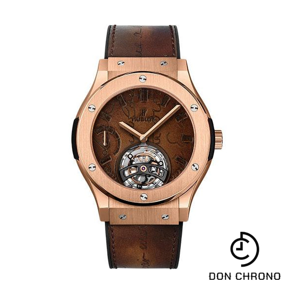 Hublot Classic Fusion Tourbillon Power Reserve 5 Days Berluti Scritto King Gold Limited Edition of 20 Watch-505.OX.0500.VR.BER17