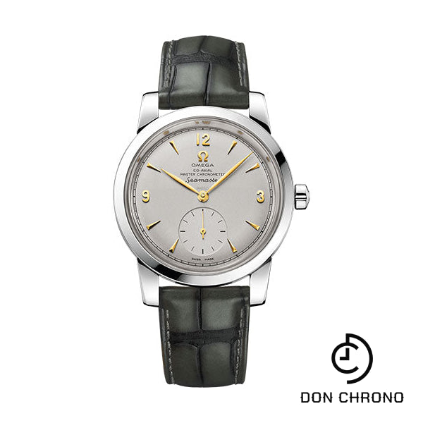 Omega Seamaster 1948 Co-Axial Master Chronometer Small Seconds Limited Edition of 70 Watch - 38 mm Platinum Case - Domed Platinum Dial - Hunter Green Leather Strap - 511.93.38.20.99.001