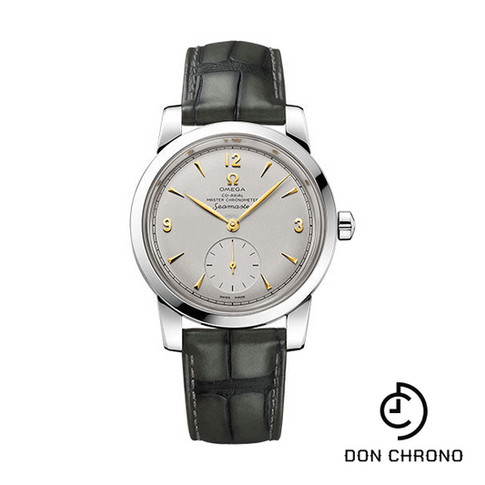 Omega Seamaster 1948 Co-Axial Master Chronometer Small Seconds Limited Edition of 70 Watch - 38 mm Platinum Case - Domed Platinum Dial - Hunter Green Leather Strap - 511.93.38.20.99.001
