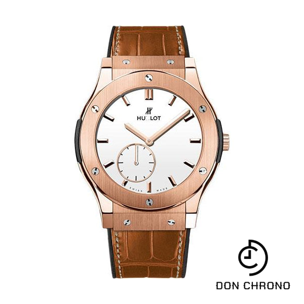 Hublot Classic Fusion Ultra-Thin King Gold White Shiny Dial Watch-515.OX.2210.LR