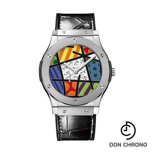 Hublot Classic Fusion Ultra-Thin Enamel Britto Platinum Limited Edition of 30 Watch-515.TS.0910.LR