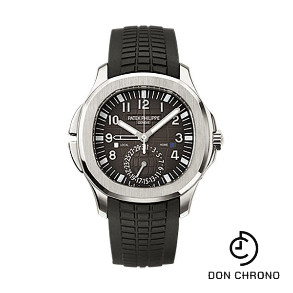 Patek Philippe Mens Aquanaut Dual Time Watch - 5164A-001