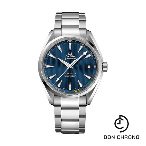 Omega Seamaster Aqua Terra 150 M Master Co-Axial Specialty Olympic Collection PyeongChang 2018 Limited Edition of 2018 Watch - 41.5 mm Steel Case - Teak Concept Blue Dial - 522.10.42.21.03.001