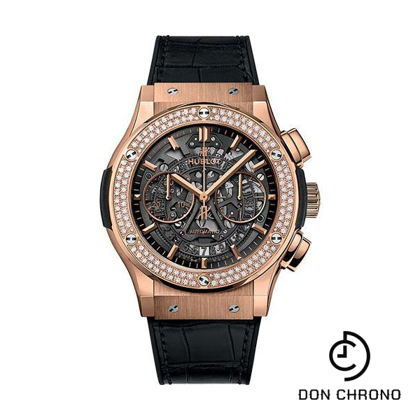 Hublot Classic Fusion Aerofusion King Gold Diamonds Watch - 45 mm - Sapphire Dial-525.OX.0180.LR.1104