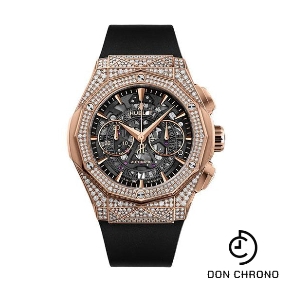 Hublot Classic Fusion Aerofusion Chronograph Orlinski King Gold Pave Watch - 45 mm - Sapphire Crystal Dial-525.OX.0180.RX.1704.ORL19