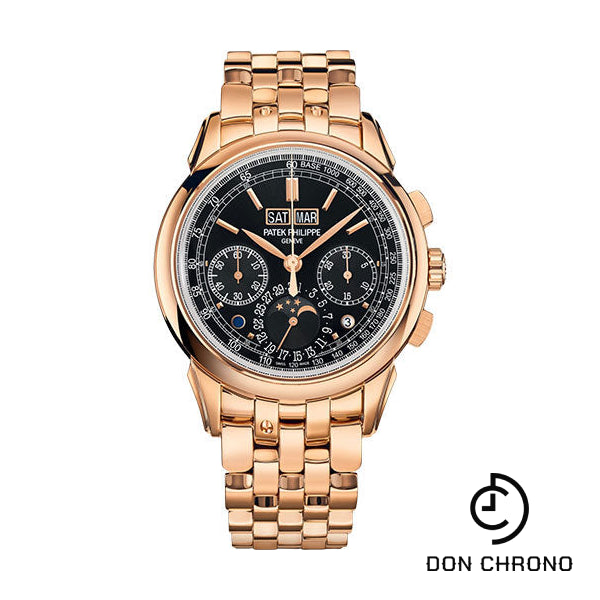 Patek Philippe Grand Complications Chronograph Perpetual Calendar - Rose Gold - Ebony Black Sunburst Dial - 5270/1R-001