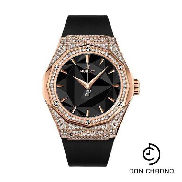 Hublot Classic Fusion Orlinski King Gold Pave Watch - 40 mm - Black Dial-550.OS.1800.RX.1604.ORL19