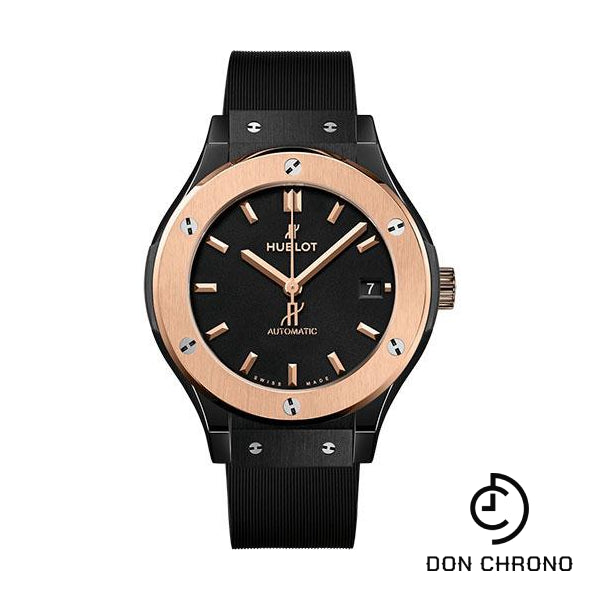 Hublot Classic Fusion Ceramic King Gold Watch - 38 mm - Black Lacquered Dial-565.CO.1181.RX