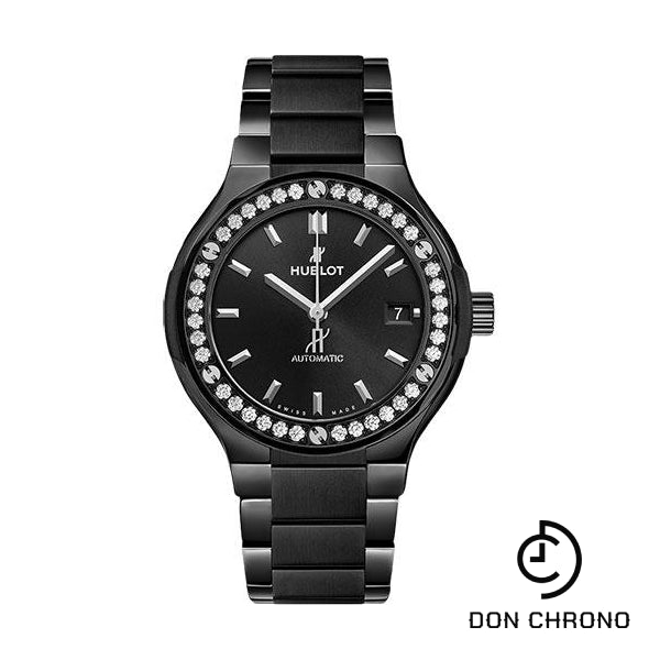 Hublot Classic Fusion Black Magic Diamonds Watch-568.CM.1470.CM.1204