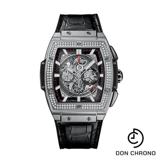 Hublot Spirit Of Big Bang Titanium Diamonds Watch - 45 mm - Sapphire Dial-601.NX.0173.LR.1104