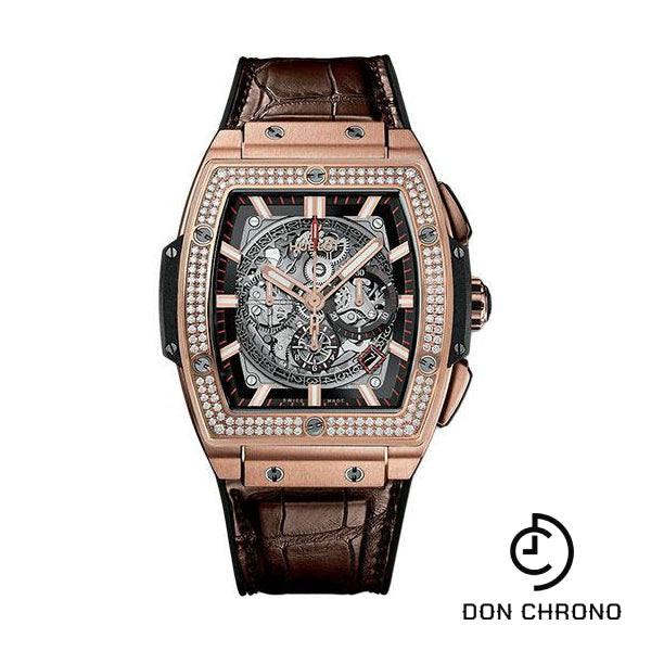 Hublot Spirit Of Big Bang King Gold Diamonds Watch - 45 mm - Sapphire Dial-601.OX.0183.LR.1104